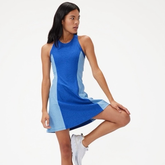 Outdoor Voices Athena Colorblock Mini Dress Size Large - Picture 1 of 5
